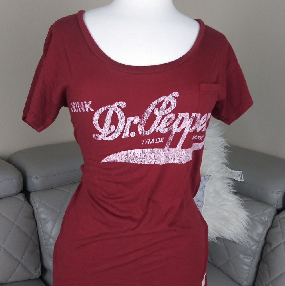 DR. PEPPER VINTAGE T-SHIRT  TOP SMALL 👕